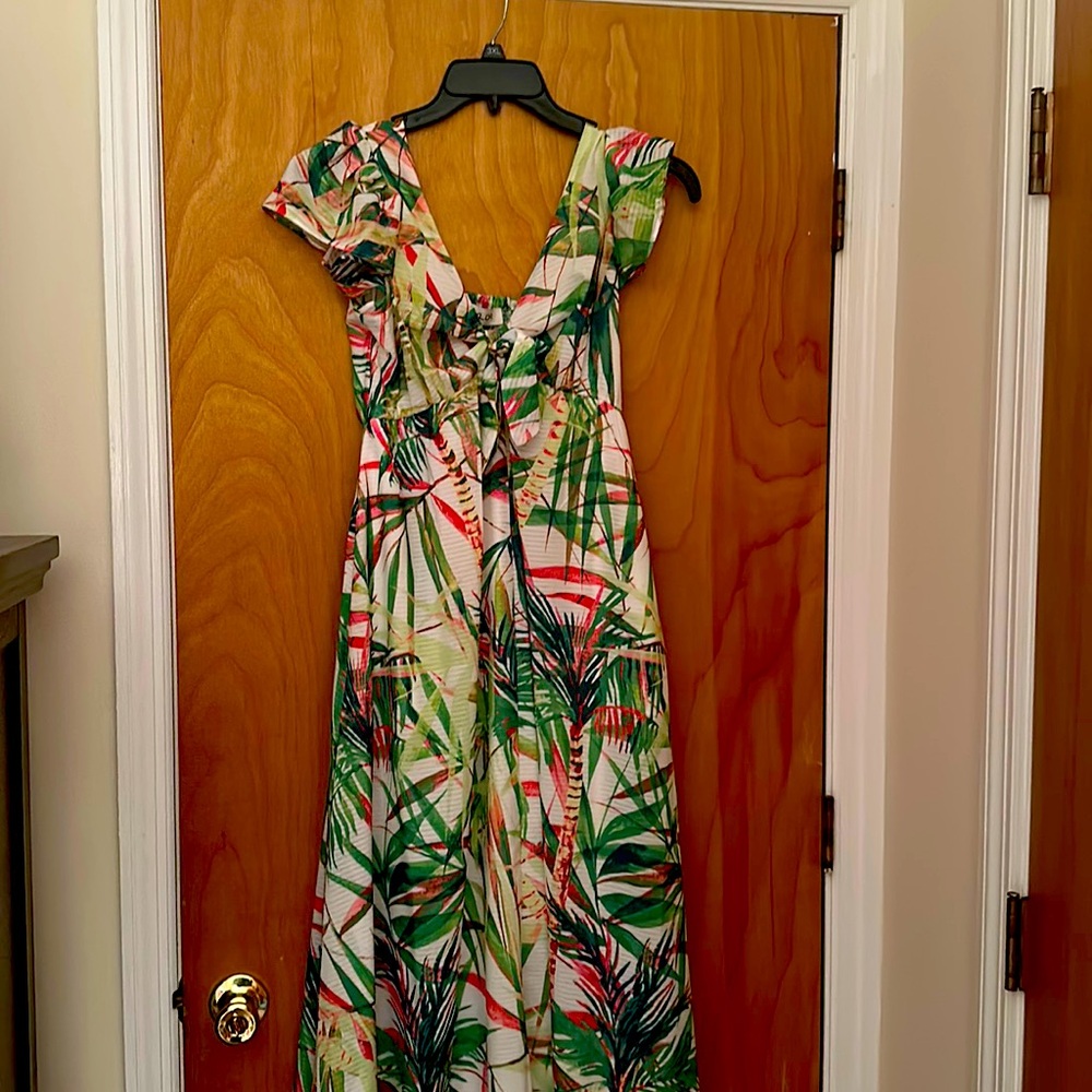 Taylor jungle print maxi dress